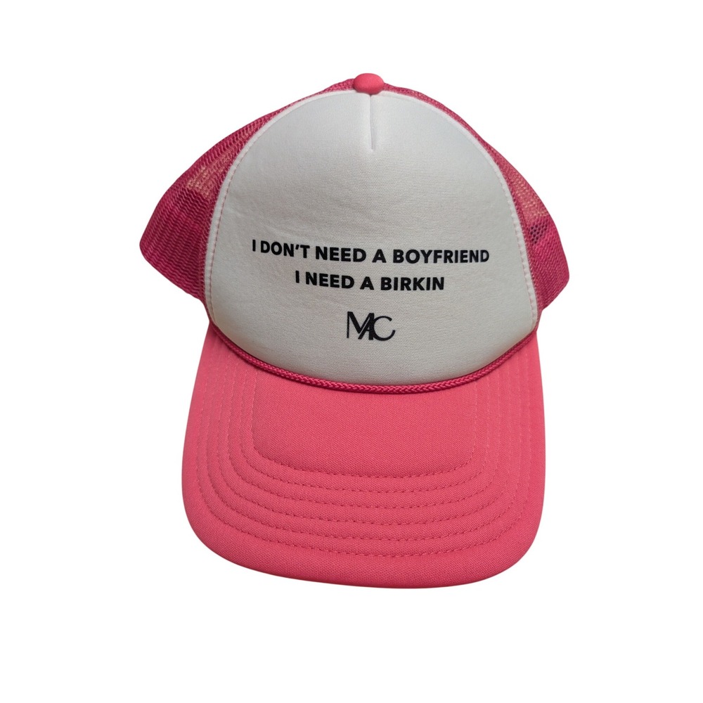 I Don't Need a Boyfriend I‎ Need A Birkin Mesh Trucker Hat Snapback Cap Funny
